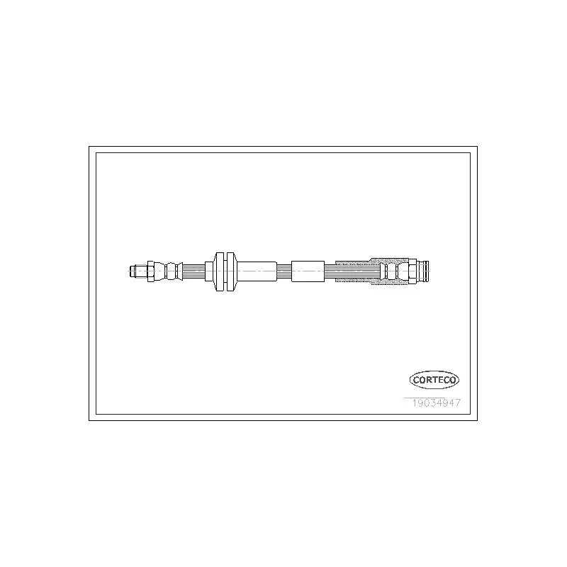 Flexible de frein CORTECO 19034947