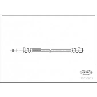 Flexible de frein CORTECO 19035033