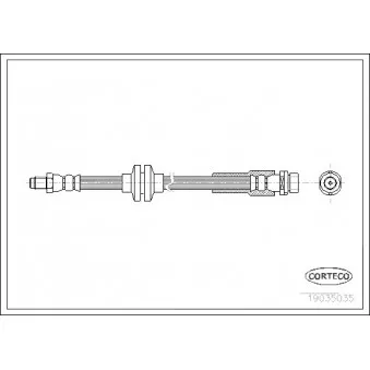 Flexible de frein CORTECO 19035035