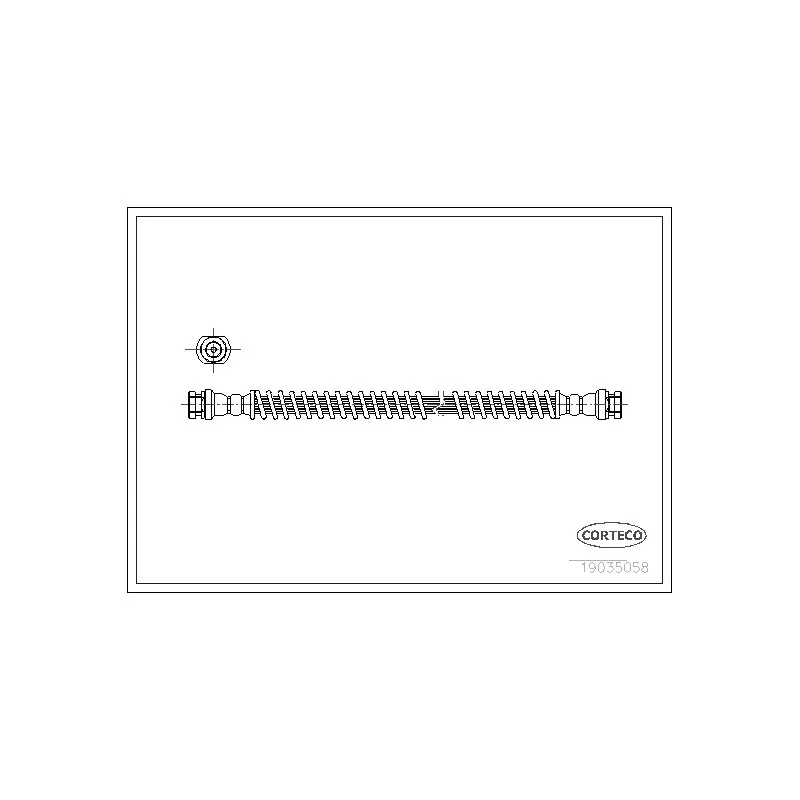 Flexible de frein CORTECO 19035058