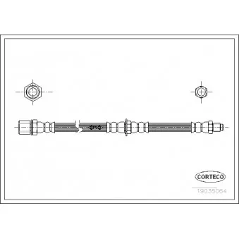 Flexible de frein CORTECO 19035064