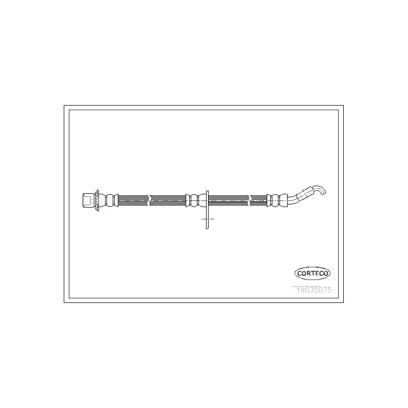 Flexible de frein CORTECO 19035075