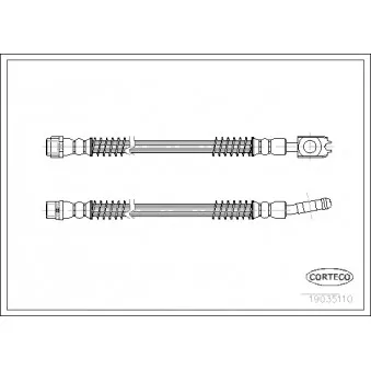 Flexible de frein CORTECO 19035110