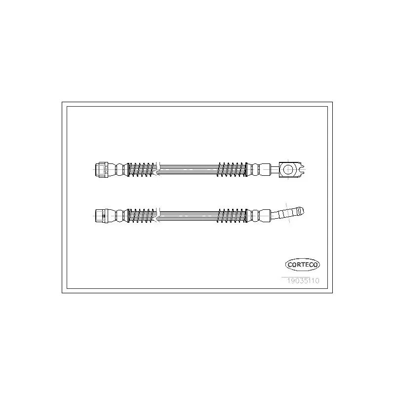 Flexible de frein CORTECO 19035110