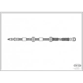 Flexible de frein CORTECO 19035111