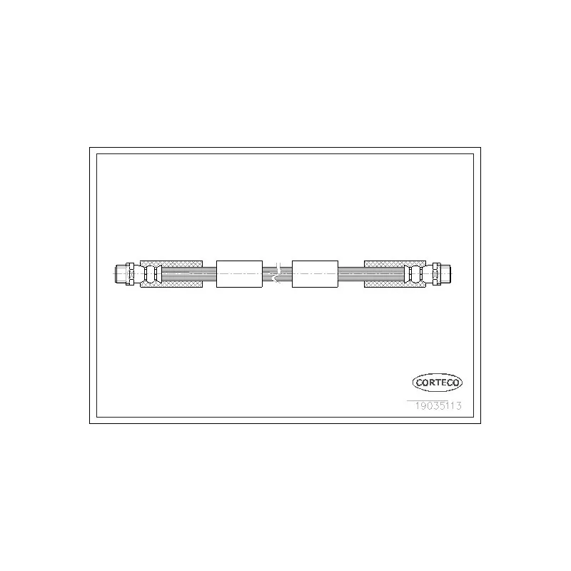 Flexible de frein CORTECO 19035113