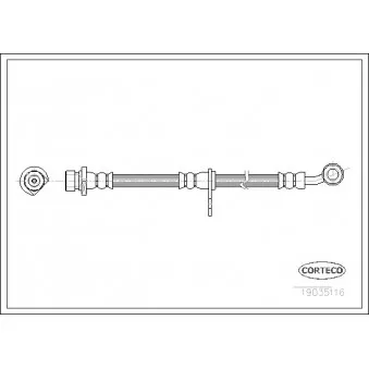Flexible de frein CORTECO 19035116