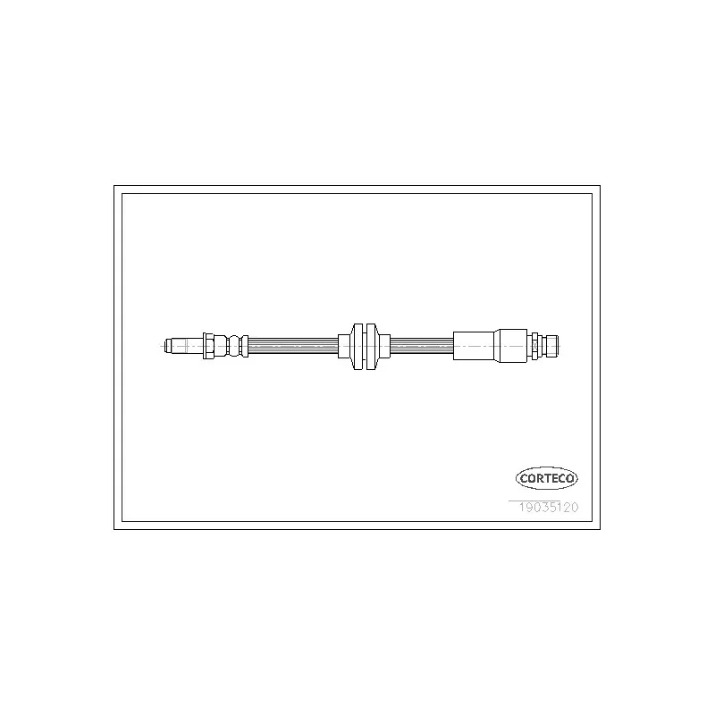 Flexible de frein CORTECO 19035120