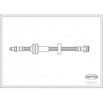 Flexible de frein CORTECO 19035270