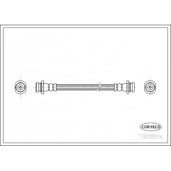 Flexible de frein CORTECO 19035276