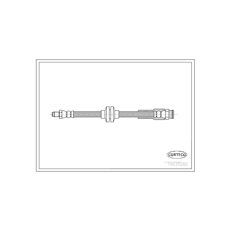 Flexible de frein CORTECO 19035282