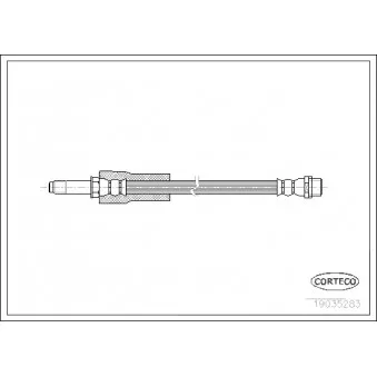 Flexible de frein CORTECO 19035283