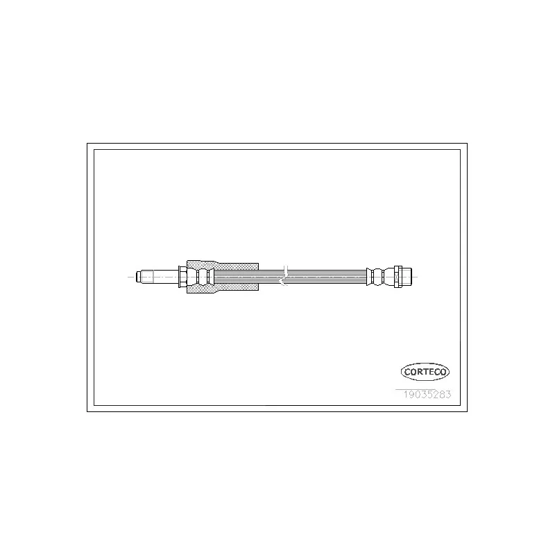 Flexible de frein CORTECO 19035283