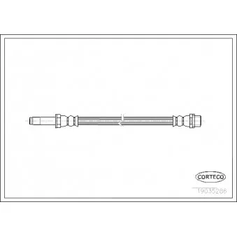 Flexible de frein CORTECO 19035286