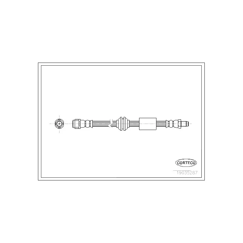 Flexible de frein CORTECO 19035287