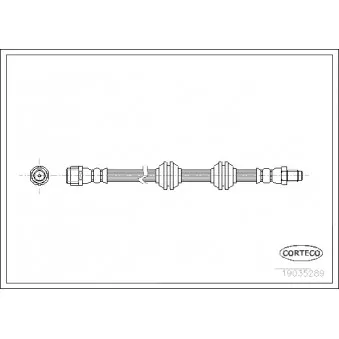 Flexible de frein CORTECO 19035289