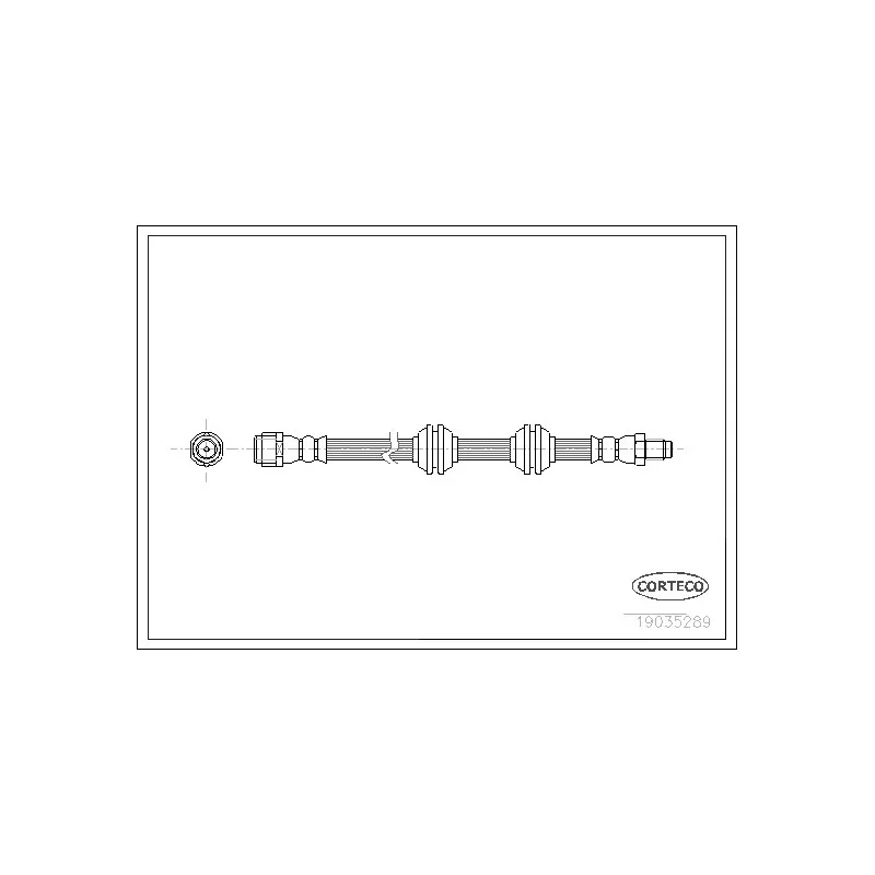 Flexible de frein CORTECO 19035289