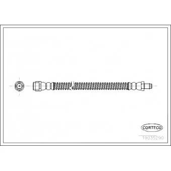 Flexible de frein CORTECO 19035290