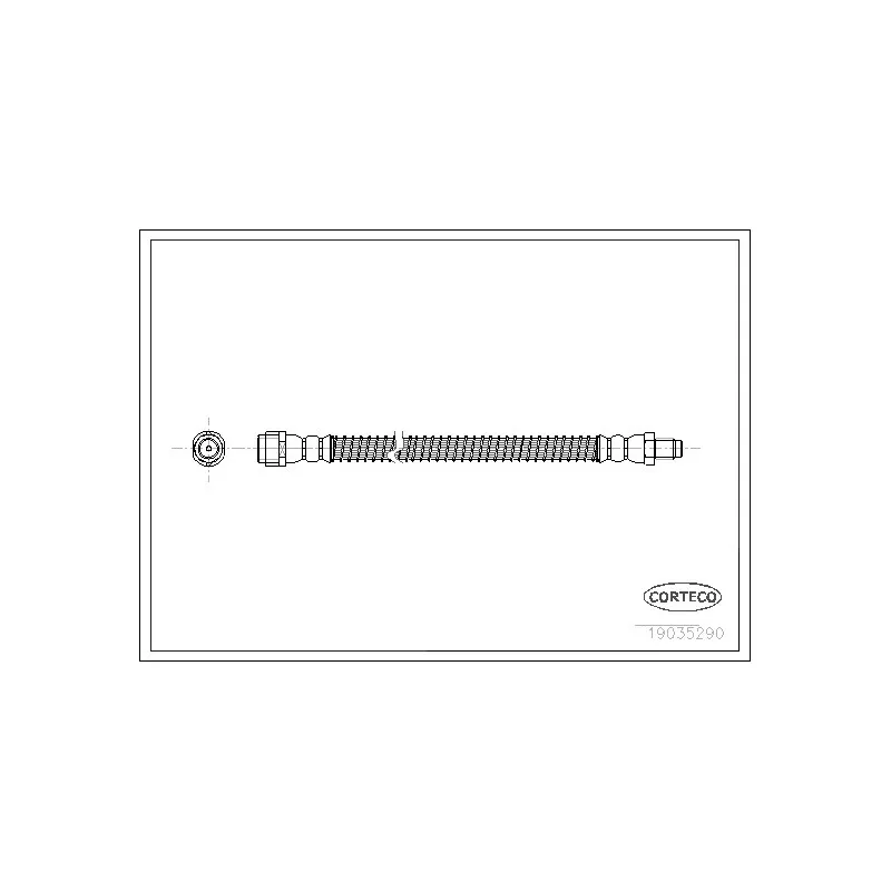 Flexible de frein CORTECO 19035290