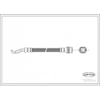Flexible de frein CORTECO 19035296