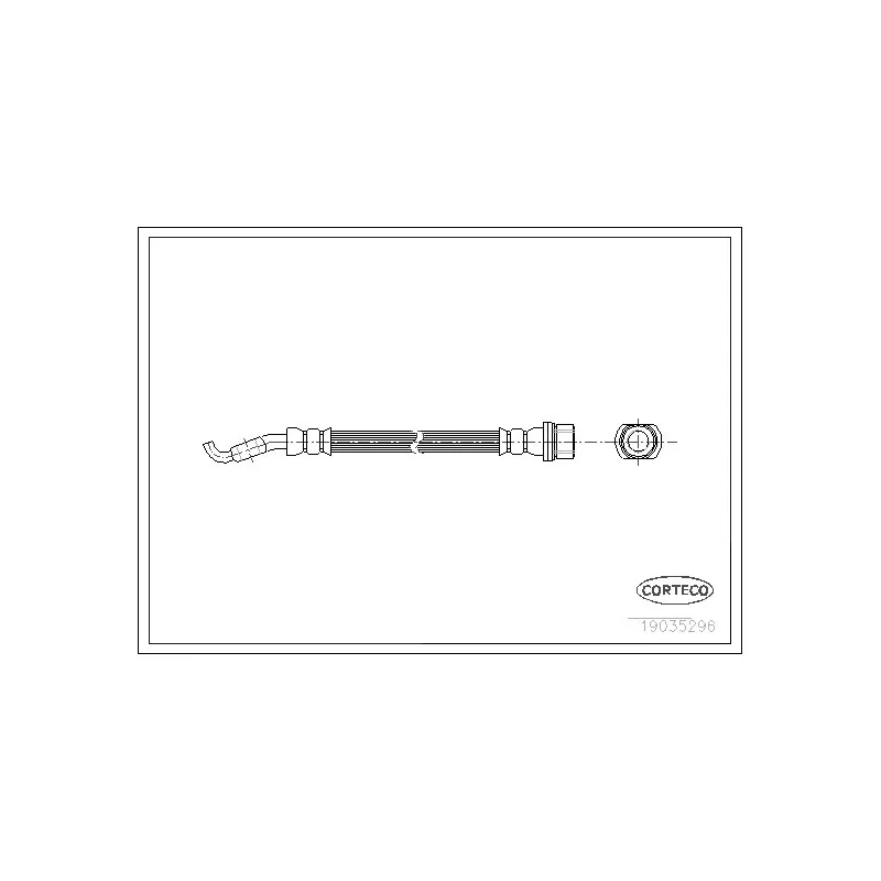 Flexible de frein CORTECO 19035296