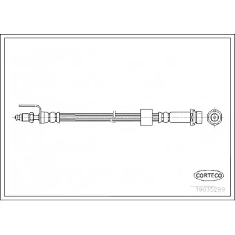 Flexible de frein CORTECO 19035299