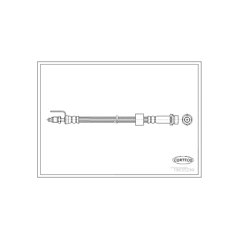 Flexible de frein CORTECO 19035299