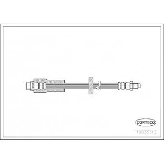 Flexible de frein CORTECO 19035313