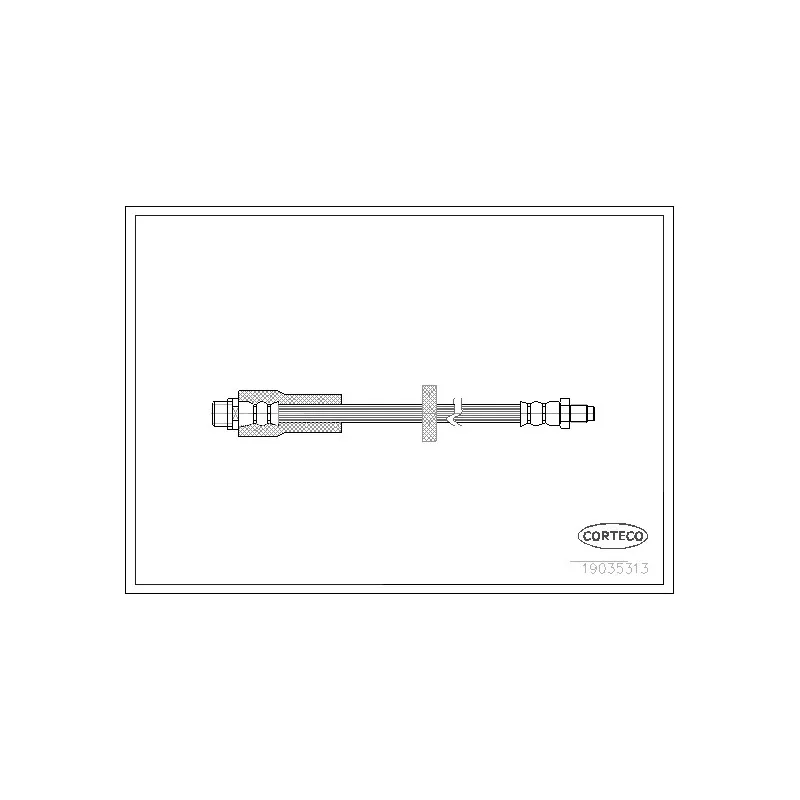 Flexible de frein CORTECO 19035313