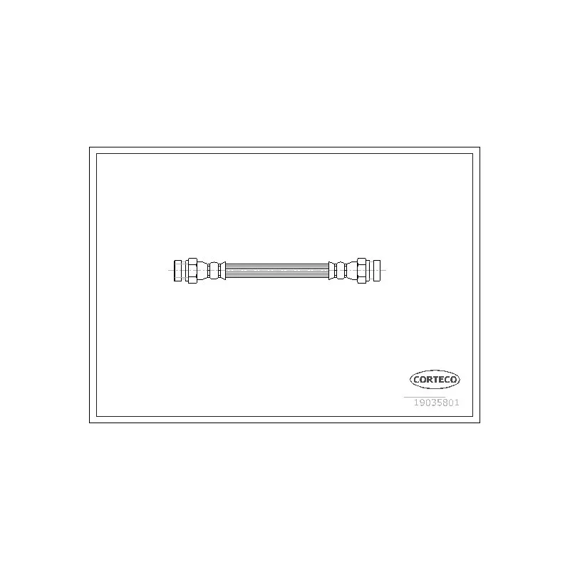 Flexible de frein CORTECO 19035801
