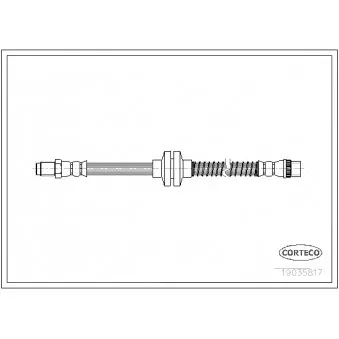 Flexible de frein CORTECO 19035817