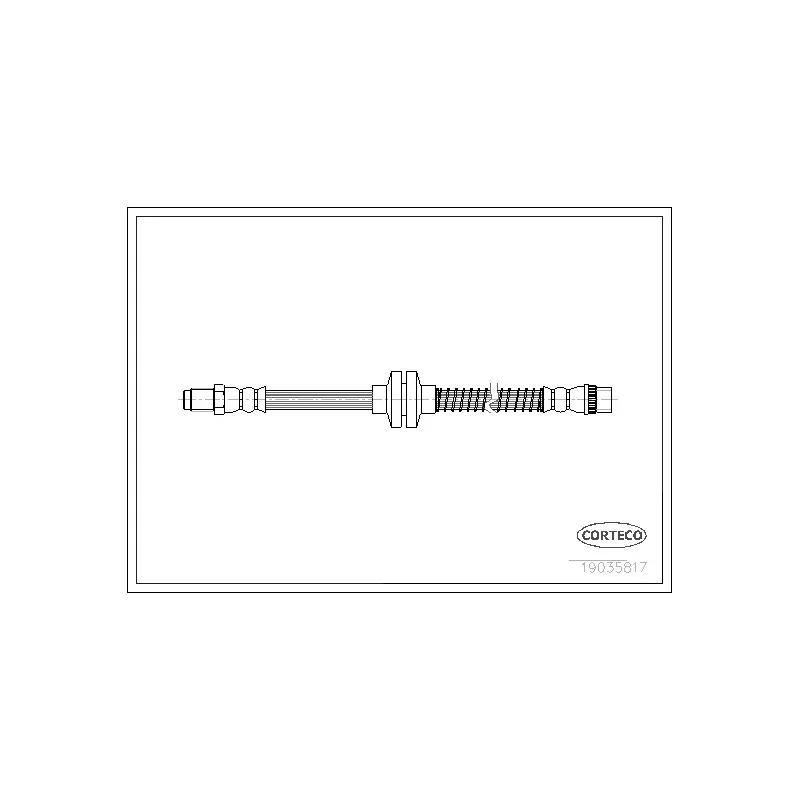 Flexible de frein CORTECO 19035817