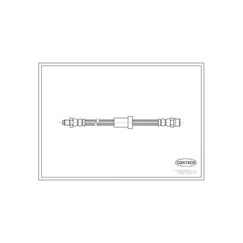 Flexible de frein CORTECO 19035819