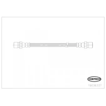 Flexible de frein CORTECO 19036337