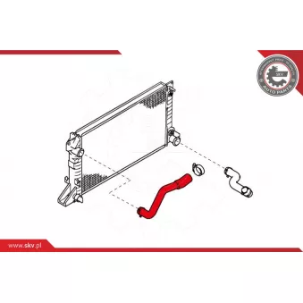 Durite de radiateur ESEN SKV 24SKV334