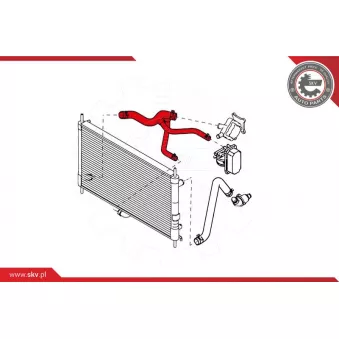 Durite de radiateur ESEN SKV 24SKV338