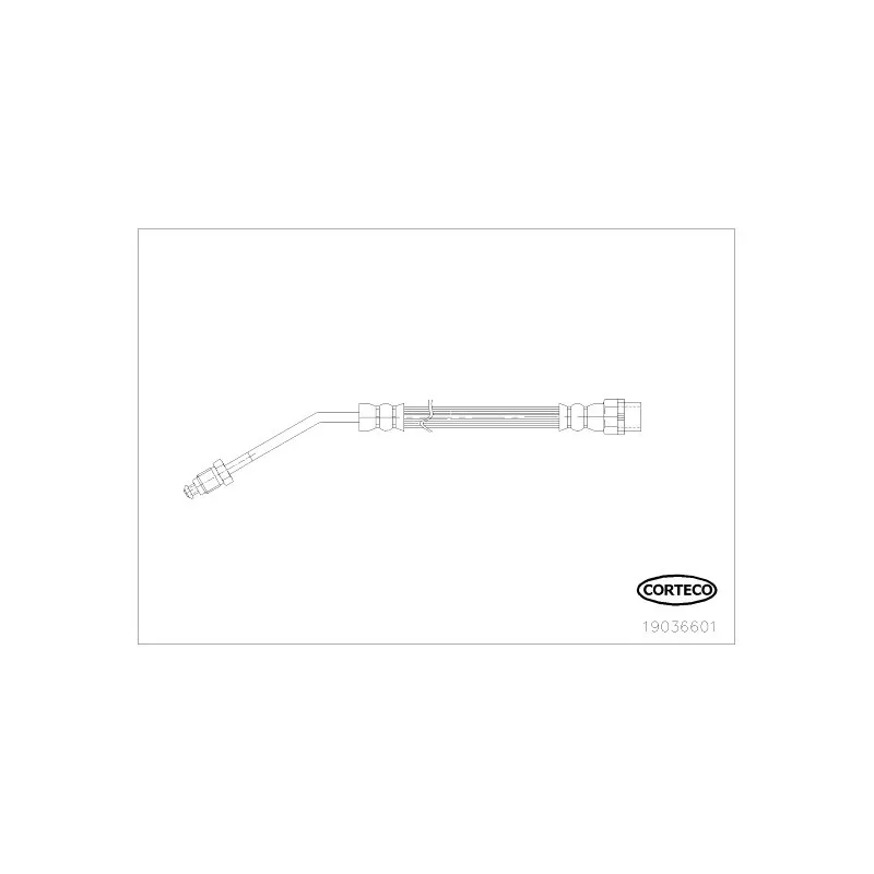 Flexible de frein CORTECO 19036601