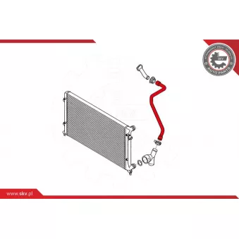 Durite de radiateur ESEN SKV 24SKV353