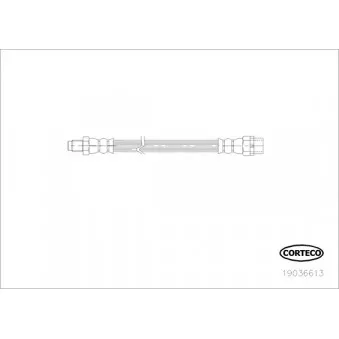 Flexible de frein CORTECO 19036613