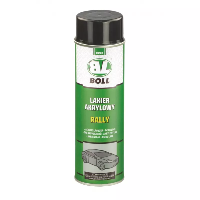 Bombe de peinture multisupport noire brillant- 500 ml BOLL 001012