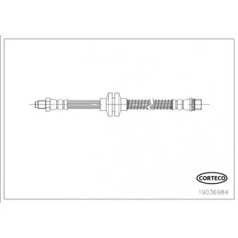 Flexible de frein CORTECO 19036984