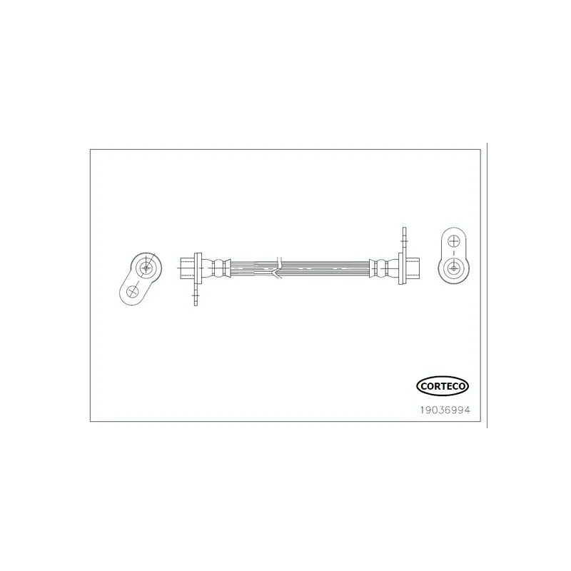 Flexible de frein CORTECO 19036994