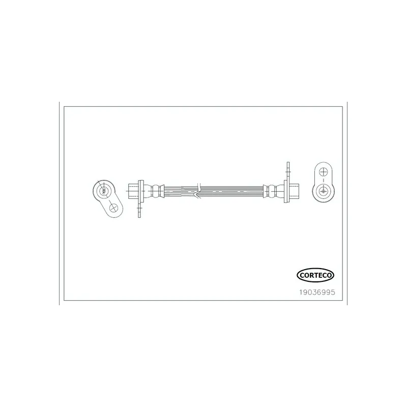 Flexible de frein CORTECO 19036995