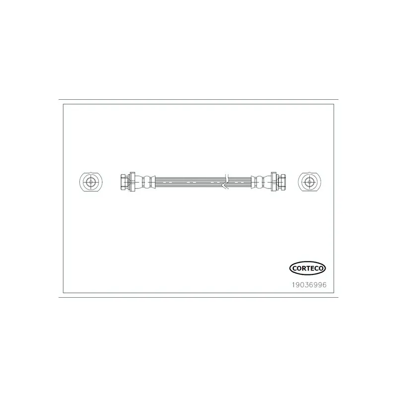 Flexible de frein CORTECO 19036996