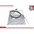 Tirette à câble, frein de stationnement arrière gauche ESEN SKV 25SKV436 - Visuel 1