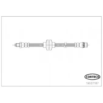 Flexible de frein CORTECO 19037187