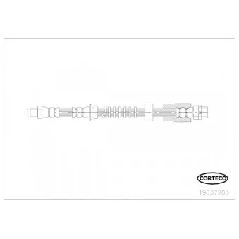 Flexible de frein CORTECO 19037203