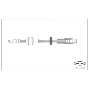 Flexible de frein CORTECO 19037256