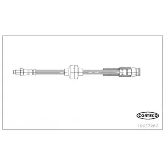 Flexible de frein CORTECO 19037262