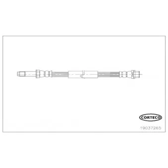 Flexible de frein CORTECO 19037265